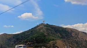 The Jesus statue here is bigger than the one in Rio,. It stands at 36 metres and a bit, one metre (and a bit) for every year Jesus lived.